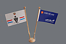 Houten standaard 2 stokjes